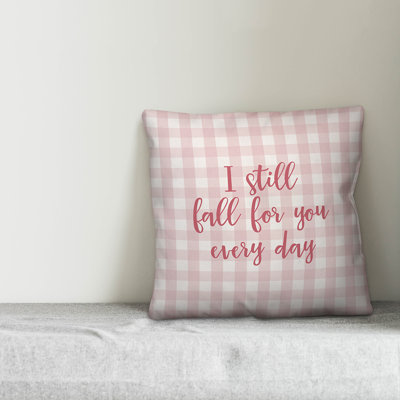 Plaid Throw Pillow