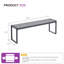 Banc de pique-nique en acier inoxydable Allanah-1532842125