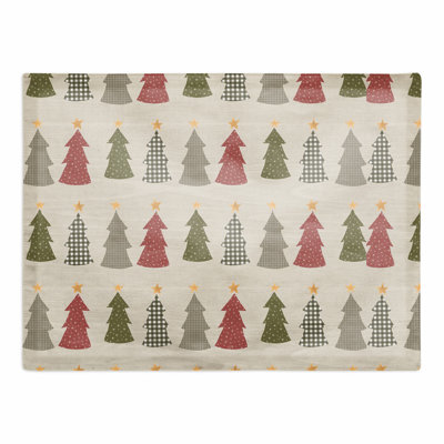 Dushaj Cotton Floral Rectangle Placemat