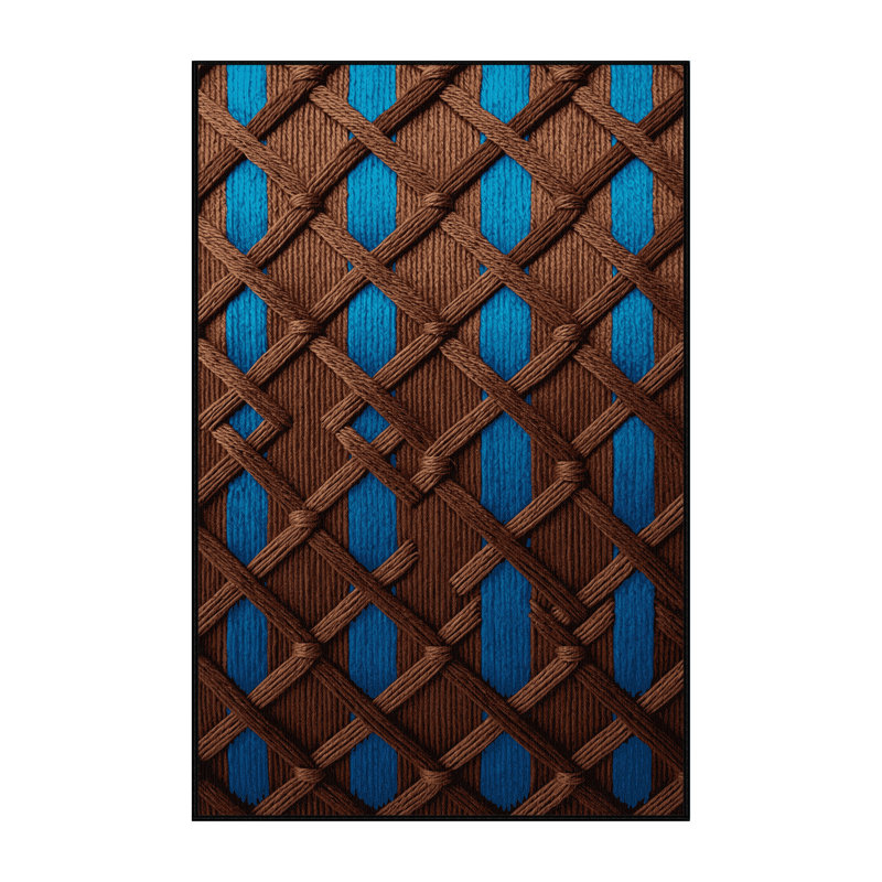 Machine Washable Trellis Black Area Rug, Rectangle 7' x 10'
