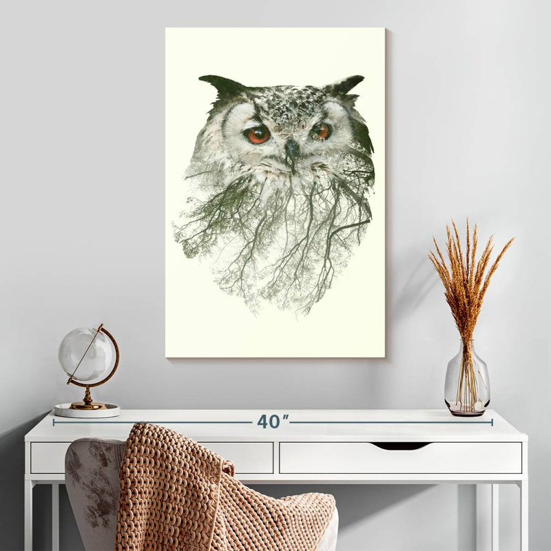 Brampt Forest Tree Owl, 30" H x 20" W