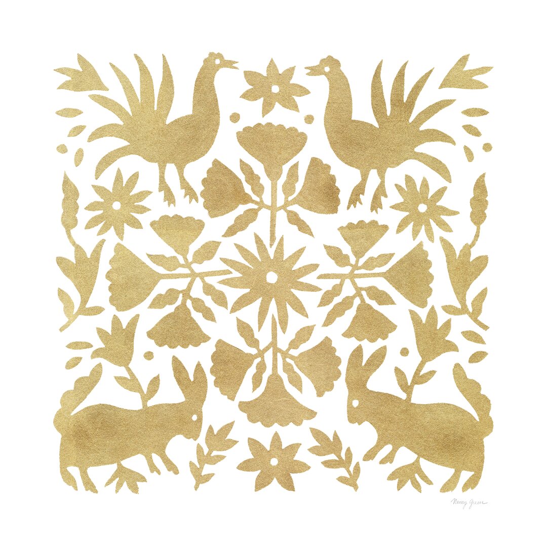 Leinwandbild Otomi Elegance V von Nancy Green