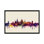 Skyline Series: Oxford, Angleterre, Royaume-Uni, impression sur toile tendue beige