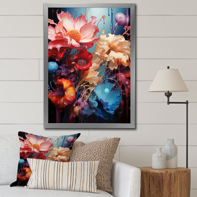Abstractions florales, botaniques sur toile