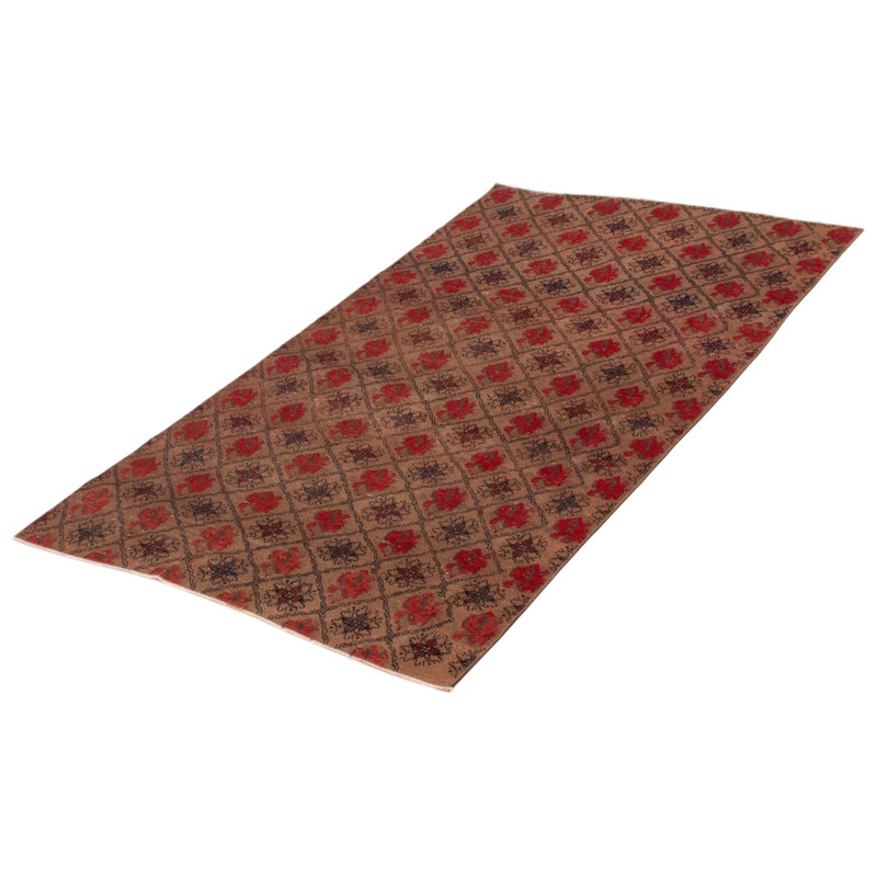 Tapis brun clair Melis 4 pi 4 po x 7 pi 7 po