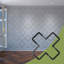 Panneaux muraux décoratifs en acrylique Fowler, grand, l 23 3/8 po x H 23 3/8 po x T 1/8 po, noir-1981554812-1981554808