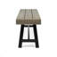 Banc de patio extérieur en bois d'acacia