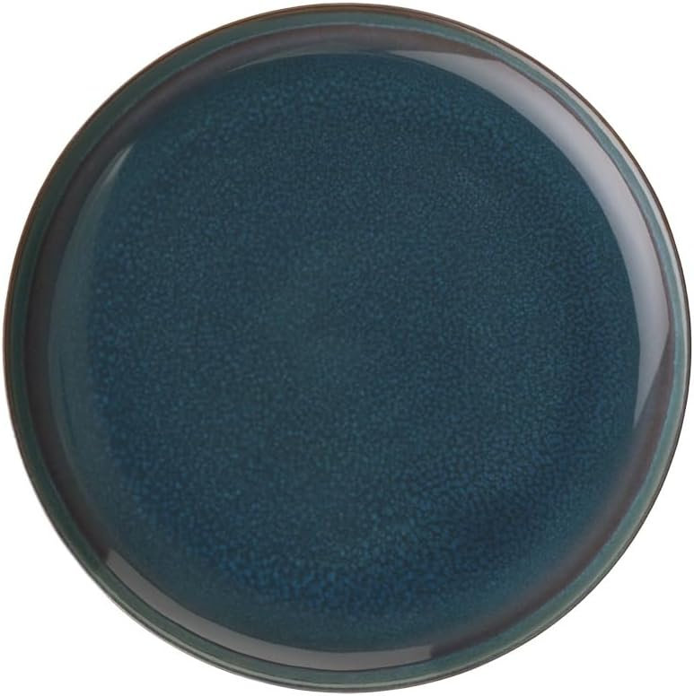 like. By Villeroy & Boch Crafted Breeze Collection Dinner Plate, Premium Porcelain, Dishwasher and Microwave Safe, 10.25 in Diameter, Gray-Blue