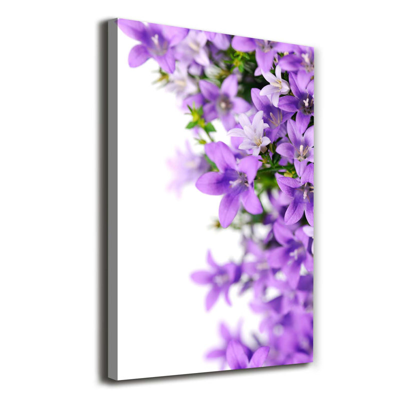 Purple Bells - Wrapped Canvas Print