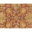 Hand Knotted Wool Oriental Area Rug in Red And Gold