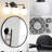 Romale Dimmable Bathroom Vanity Light with 5.9in Milk Opal Glass Globe Shade-473160374-533377888