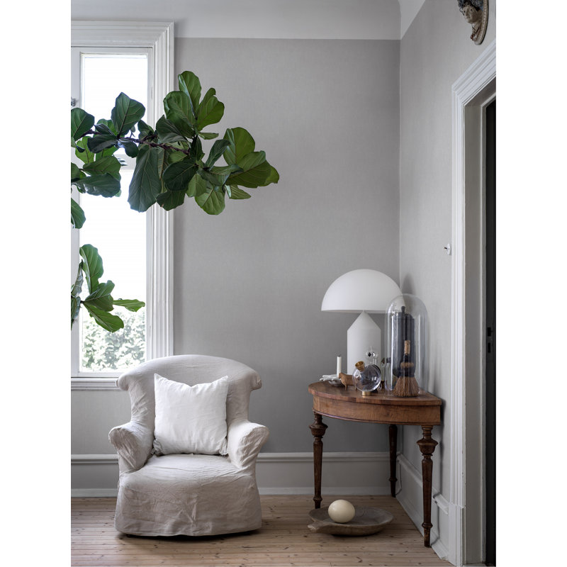 Boråstapeter Linen Wallpaper, Dove Gray