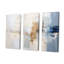 Peinture blanche et bleue Fusion - ensemble de salon abstrait art mural-111756785-112014534
