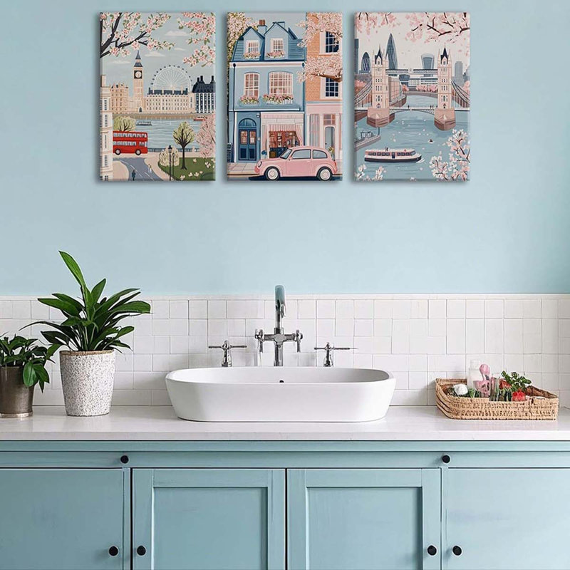 3 Piece Wrapped Canvas Print