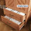 Armoire 71 po, armoire de rangement en bois avec 2 portes, 2 tiroirs et tringle