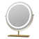 Ehrmann Aura Tri Tone Round Vanity Mirror with Table Stand, LED Makeup Mirror with 360 Degrees Rotatable