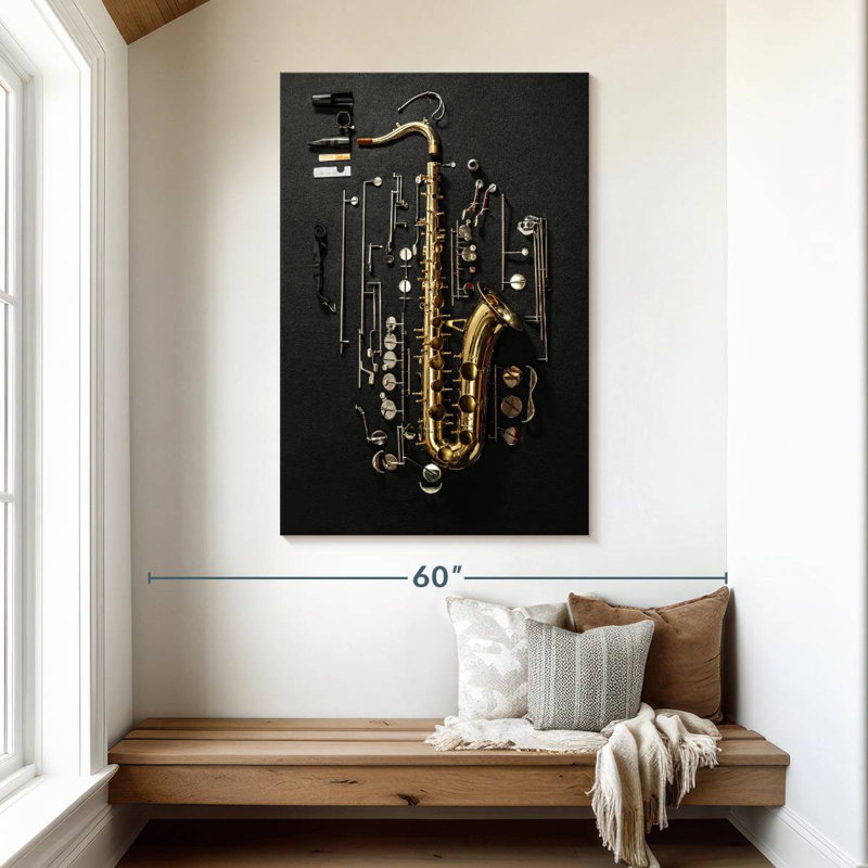 Abarca Play The Saxophone, 48" H x 32" W