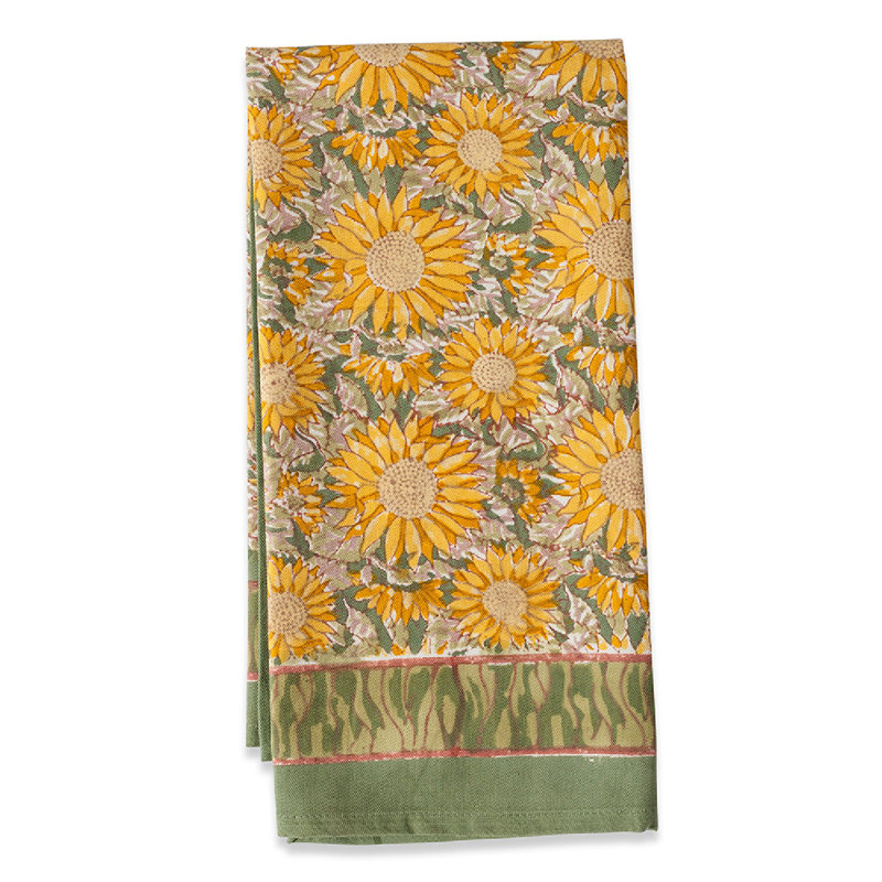 Sunflower Cotton Tea Towel Kitchen Towel