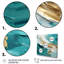 Golden Morning Glory, peinture sur toile bleu sarcelle - reproduction sur toile-960695595-886141563
