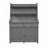 Garden Potting Bench Table, Fir Wood Workstation with Storage Shelf, Drawer and Cabinet