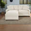 Canapés modulaires peu encombrants avec rangement dissimulé, polyester confortable pour la vie moderne
