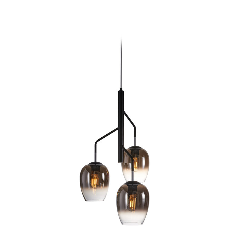 Cenith 3 - Light Matte Black Unique/Statement Pendant
