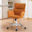 Chaise de travail pivotante en similicuir Caylin-1664664497