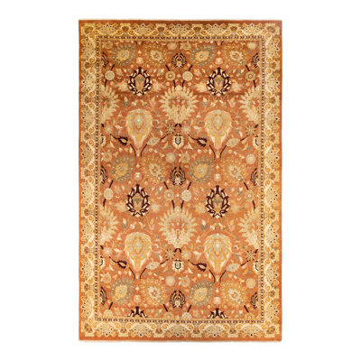 One-of-a-Kind 10' 2" X 15' 10" 2000s Wool Area Rug in Brown