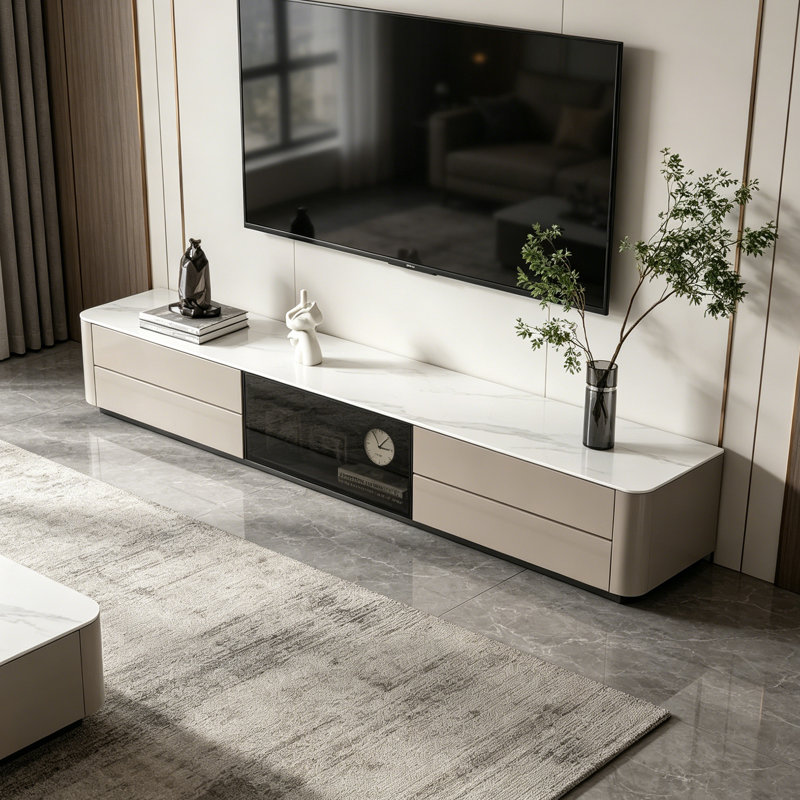 Osbourne, 16.53"H x 86.61"L x 15.74"W, White