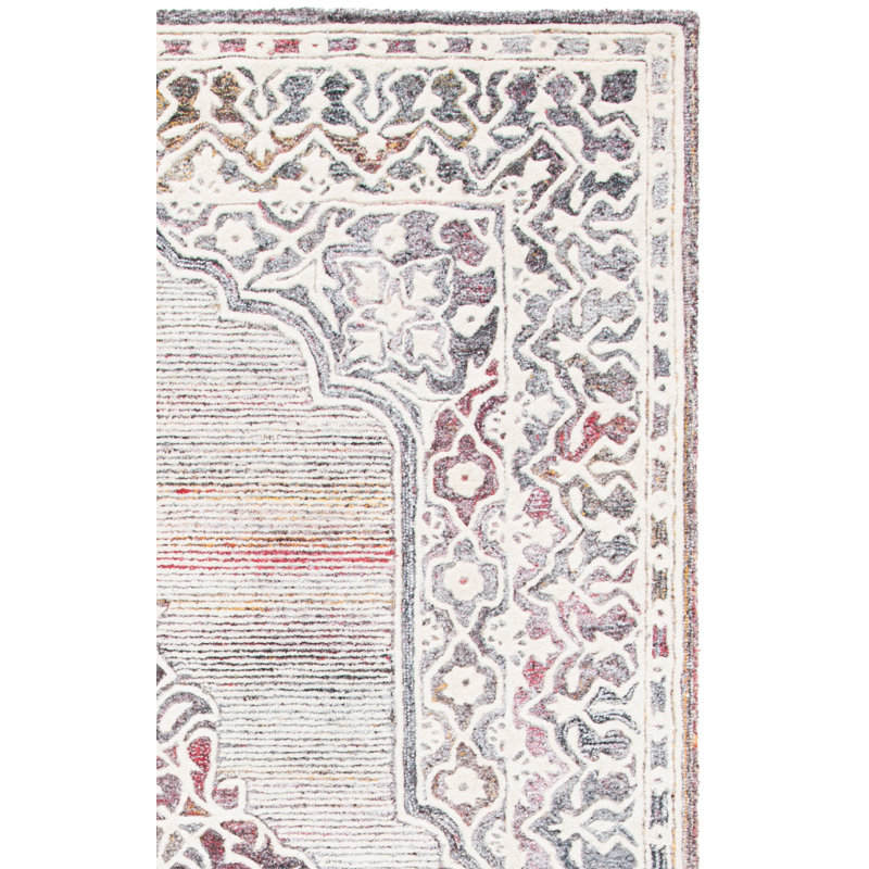 Echol Hand Tufted Wool And Cotton With Latex Oriental Rug, Runner 2'3" x 9'