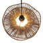 Luminaire suspendu tissé en rotin naturel Carlei