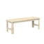 Banc d'extérieur en bois massif 47,20 po-297093122