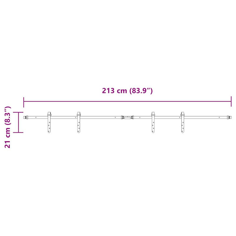 Barn Door Hardware Kit, 213