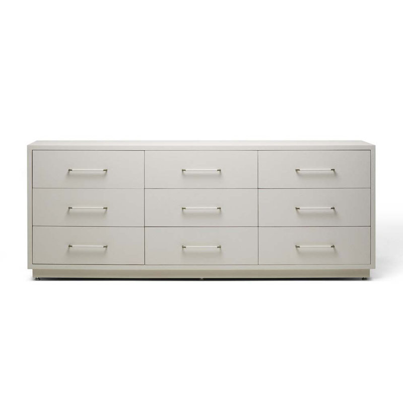 Commode 9 tiroirs Taylor - Blanc