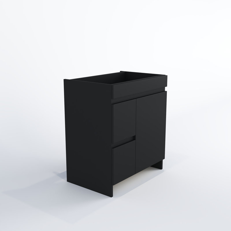 Cinnamon 30 " Single Bathroom Vanity Base, Matte Black