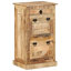 8 Pair Solid Wood Shoe Rack