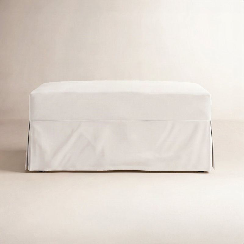 Cranbrook 34" Ottoman, Canvas Navy Sunbrella® Canvas