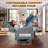 Cutlor Luxury Power Motion Recliner  Swivel Glider, Upholstered Reclining Sofa Chair with Lumbar Support-1855985200