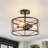 3-light Farmhouse Semi Flush Mount