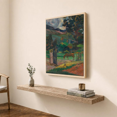 Paysage de Tahiti par Paul Gauguin - Impression sur toile