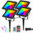 Black Plug-in Integrated LED Flood Light Pack，IP66 Waterproof Remote Control