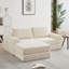 75.5 " Corduroy Sofa Bed-1824774899