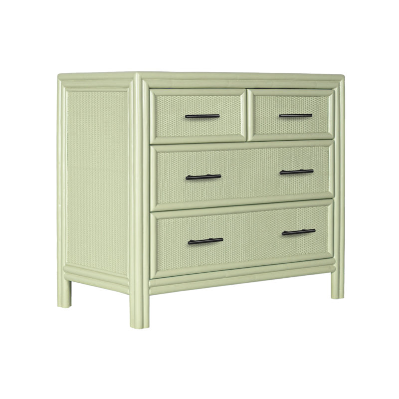 Aruba 4 - Drawer Nightstand, Celery Green