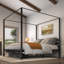 Kyvin Canopy Bed-80487521-55626016