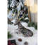 Cerf assis en mousse de velours 12,2 x 6,3 x 10,5 po