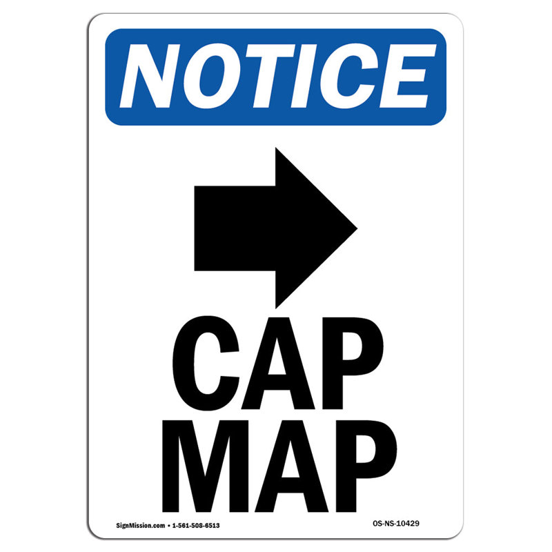 Cap Mag Sign with Symbol