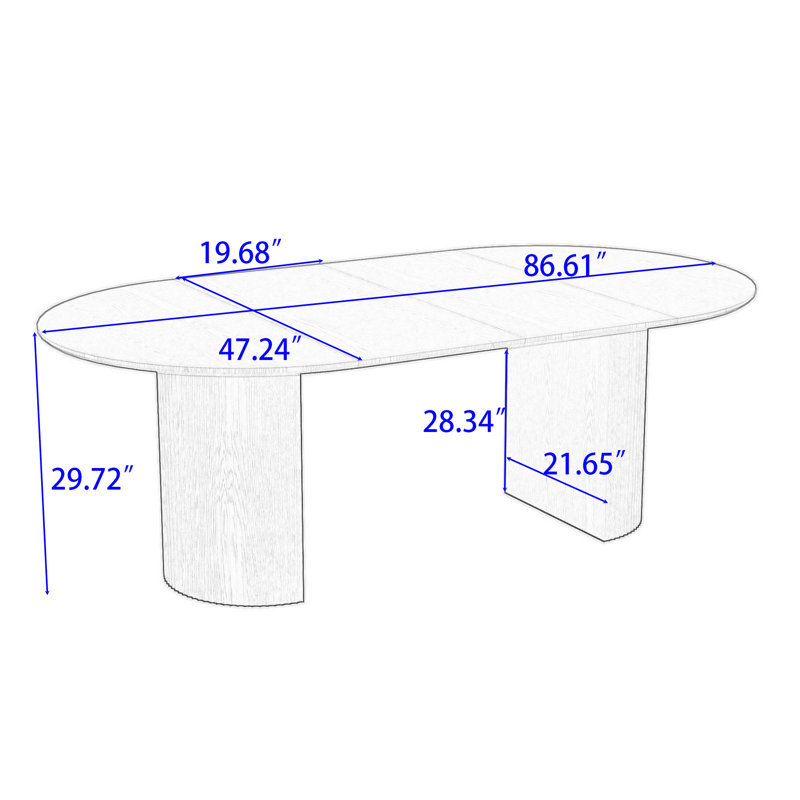 Drumbare Expandable Dining Table with Stylish Design