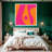 Good Black Art | Magenta Orange Wall Art by Holly McWhorter | Limited Edition | Solid Wood Frame-105206712-105206714