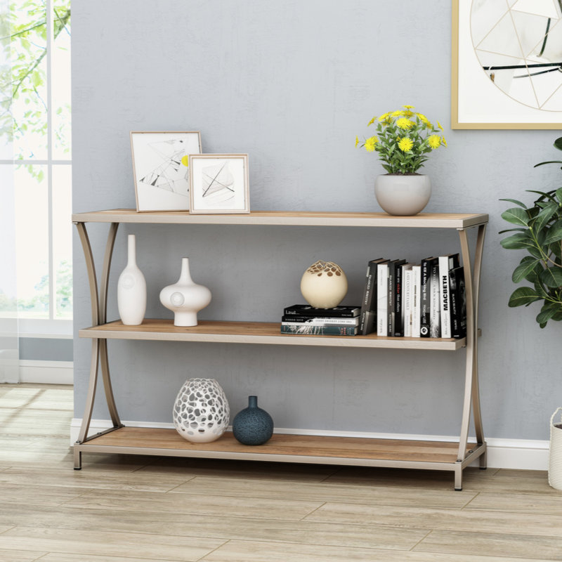 CONSOLE TABLE WITH 3 SELF