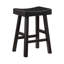 Ensemble de 2 tabourets à hauteur de comptoir de style transitionnel, meubles en bois d'hévéa massif-1000281773